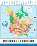 Image result for Colorful Political Map of USA