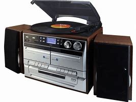 Image result for Turntable Media Console