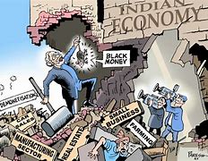 Image result for Demonetization in India Cartoon