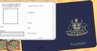 Image result for Australian Passport Template