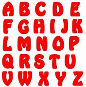 Image result for Sharp Red Letter Font