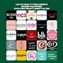 Image result for Cosmetic Brand Names