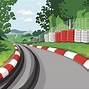 Image result for Cartoon Race Track Side View