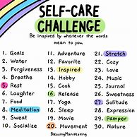 Image result for Self-Care Challenge PDF