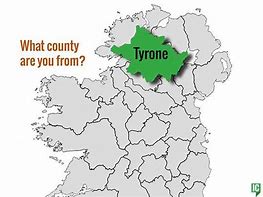 Image result for County Tyrone Northern Ireland Map