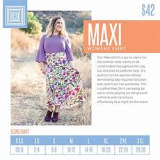 Women S Lularoe Maxi Skirt Size Chart Including 2018