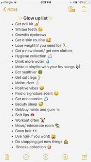 Image result for 5 Day Glow Up List
