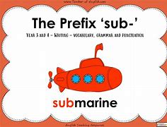 Image result for Define Prefix Sub