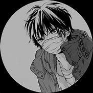 Image result for Cool Anime Boy Black and White