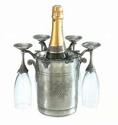 Image result for Ice Bucket and Champagne Glasses