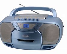 Image result for Radio CD Player Portable Blue