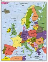 Image result for Map of Europe and Surrounding Countries