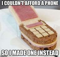 Image result for Food Phone Meme