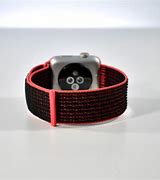 Image result for Apple Watch Nike Sport Loop Black Birhgt Crimson MacRumors