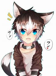 Image result for White-Haired Anime Fox Boy
