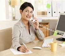 Image result for Office Worker On Phone