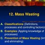 Image result for Types of Slow Mass Wasting