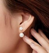 Image result for Double Freshwater Pearl Earrings