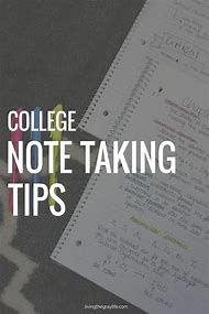 Image result for College Note Taking Tips