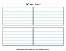 Image result for 5X8 Index Card Template Microsoft Word