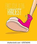 Image result for First Step Is the Hardest Cartoon