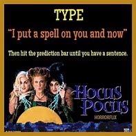 Image result for Witch Predictive Text