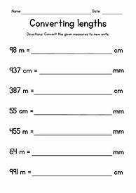 Image result for Measuring Metric Length Worksheet