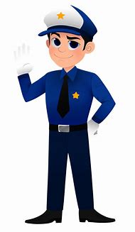 Image result for Cartoon Police Officer Transparent Background