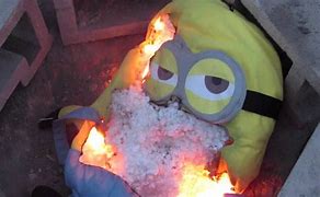 Image result for Minion On Fire