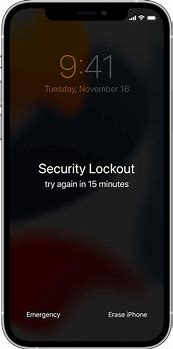 Image result for iPhone Lock Out Screen