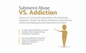 Image result for Difference Between Drug Abuse and Addiction