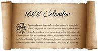 Image result for 1688 Calendar