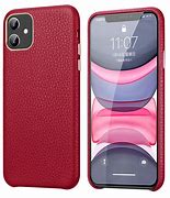 Image result for Badge Engraved Leather iPhone 11" Case