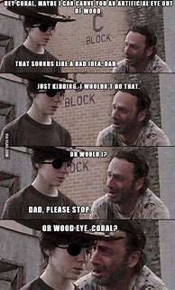 Image result for Walking Dead Coral Jokes