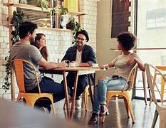 Image result for People Sitting in Coffee Shop