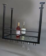 Image result for Over Bar Wine Glass Holder