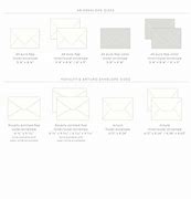 Image result for Personal Envelope Sizes