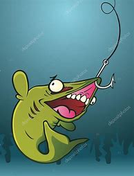 Image result for Fish with Hook in Mouth