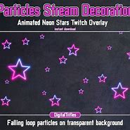 Image result for Neon Star Streemers