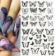 Image result for Butterfly Nail Stickers