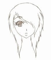 Image result for Anime Emo Girl Hair