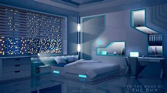 Image result for Futuristic Bedroom Wallpaper