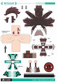 Image result for Papercraft Anime Demon Slayer