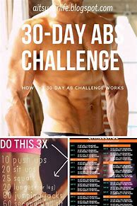 Image result for 30 Day Abs Challenge