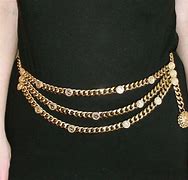 Image result for Designer Gold Chain Belt