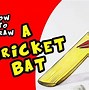 Image result for Cricket Sideways Bat Drawing