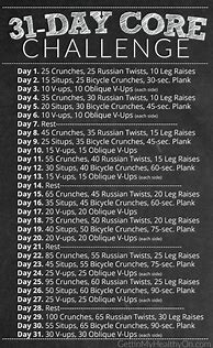 Image result for 30-Day Challenge Indoor Core