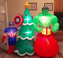 Image result for Captain America Christmas Inflatable