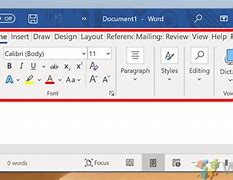 Image result for Ribbon Word Document
