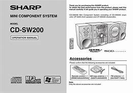 Image result for Sharp CD SW200